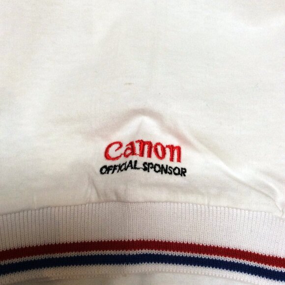 1994 Commonwealth Games Men's Polo Shirt, Golf Shirt White Short Sleeve L NEW - Picture 4 of 4